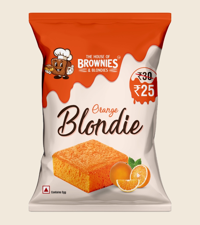 Orange Blondie Back