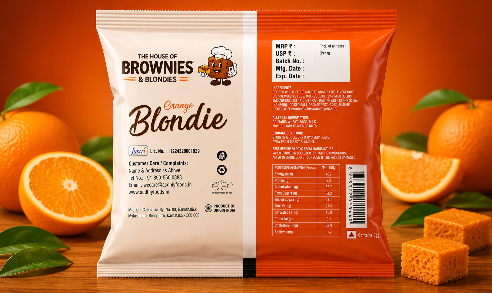Orange Blondie