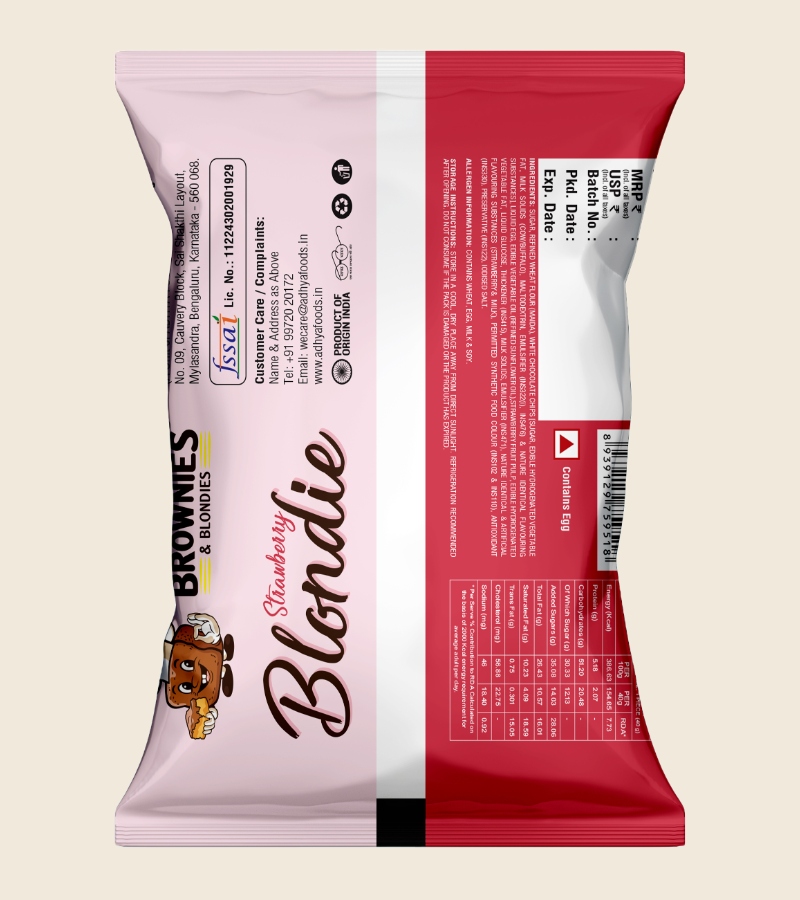 Strawberry Blondie Back